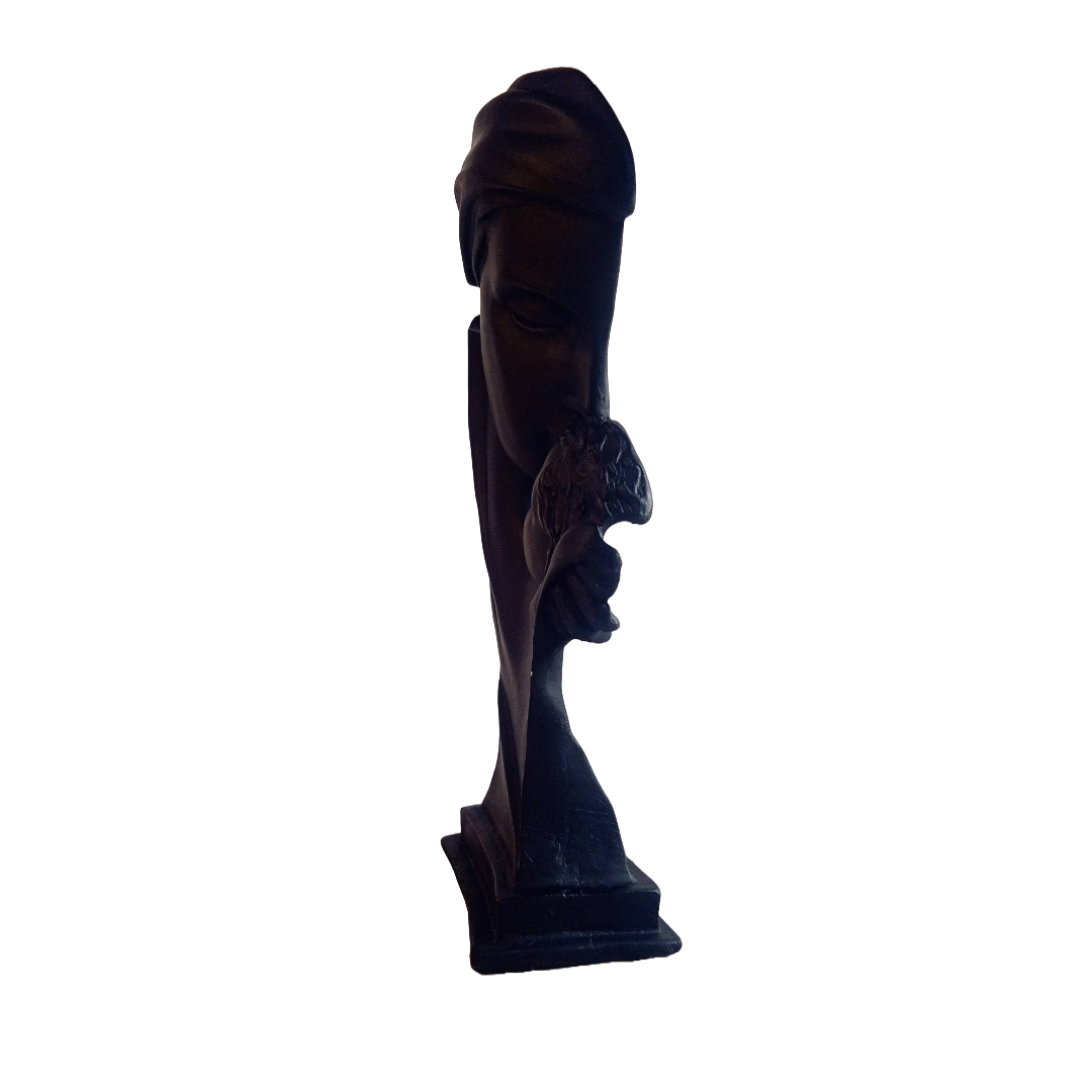Elegant Mother and Child Sculpture