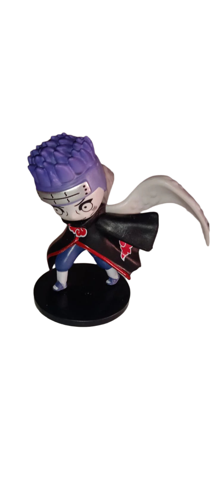 Anime Angel Warrior Collectible – Purple Spiked Hair Figure
